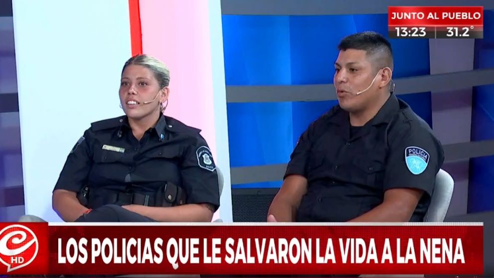 El estremecedor relato de los policías que salvaron a la nena ahogada.