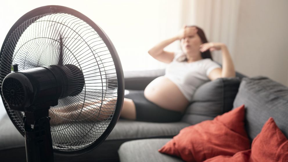 La “intolerancia al calor” es un síntoma habitual que experimentan las mujeres porque durante el embarazo la temperatura corporal es de por sí un poco más alta que la normal,
