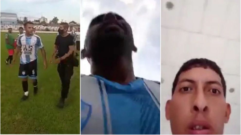 Uno de los jugadores de Gimnasia y Tiro de Orán al que se le atribuye el robo.