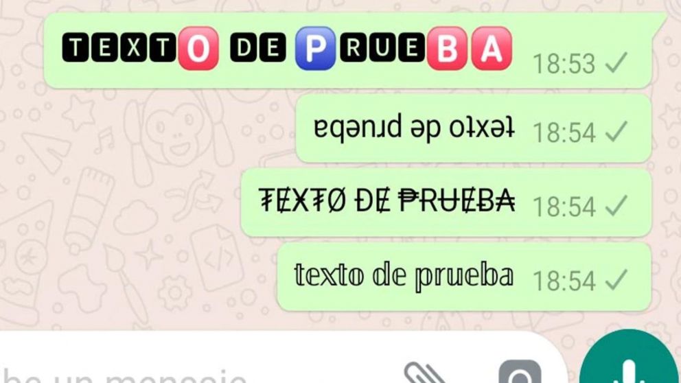 Cambia la letra de tus chats de WhatsApp con este simple truco.