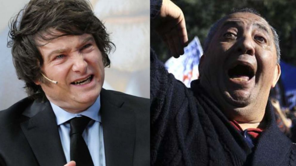 Milei y D'Elia son dos de los mayores exponentes, en lados opuestos, de la grieta política que existe en la Argentina.