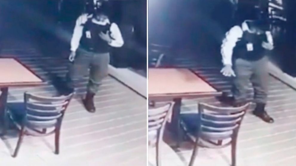Vídeo: el aterrador encuentro entre un guardia de seguridad y el fantasma de una nena (imagen captura vídeo).