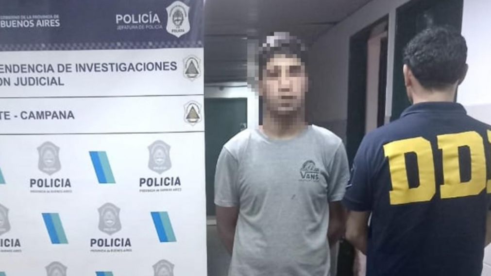 Este es el individuo que fue arrestado preventivamente por los investigadores policiales.