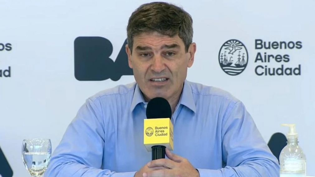Quir�s brind� una conferencia de prensa en la presentaci�n de nuevos veh�culos para el SAME.