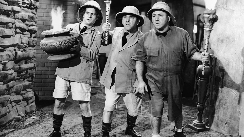 Los tres chiflados, un clásico del humor.