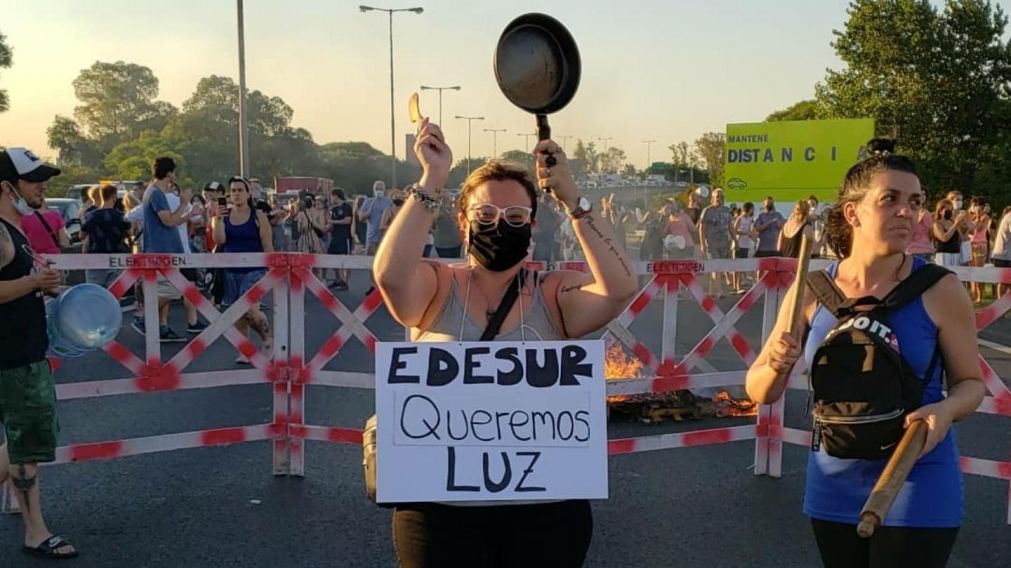 Los manifestantes cortaron los carriles a la altura de Liniers y Mataderos