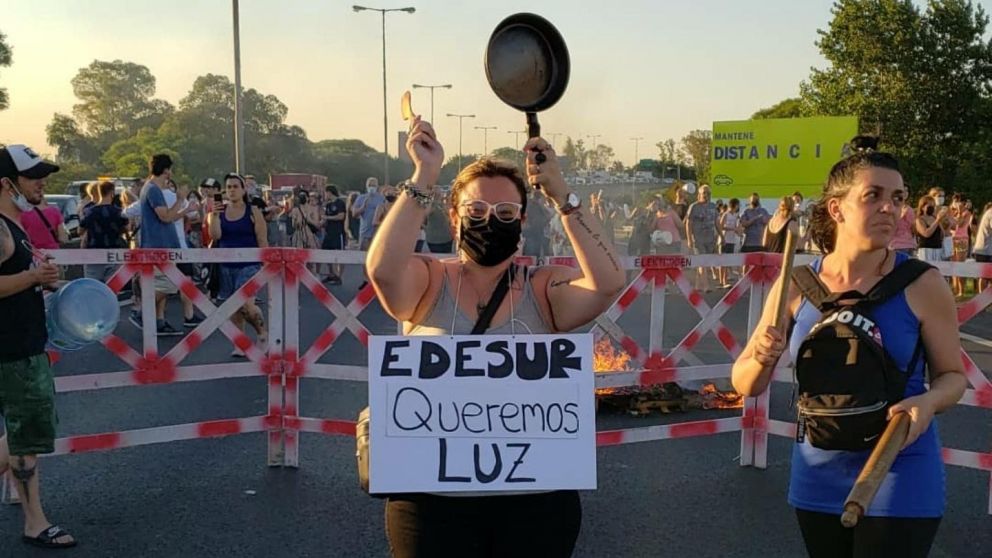 Los manifestantes cortaron los carriles a la altura de Liniers y Mataderos