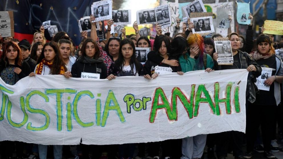 Una de las tantas marchas en reclamo de justicia por Anah� Ben�tez.