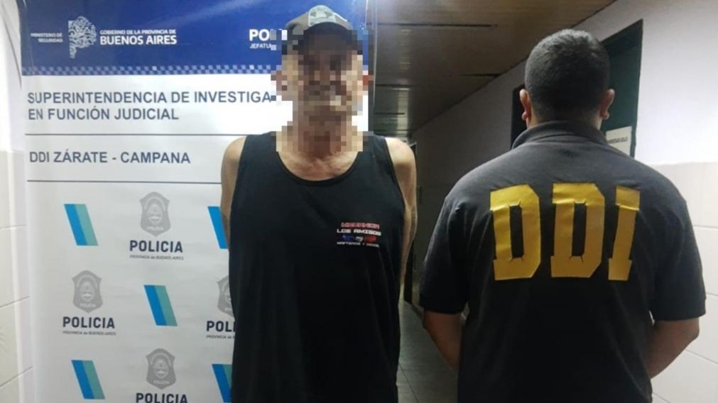 Este es el sexagenario que fue arrestado por los investigadores policiales.