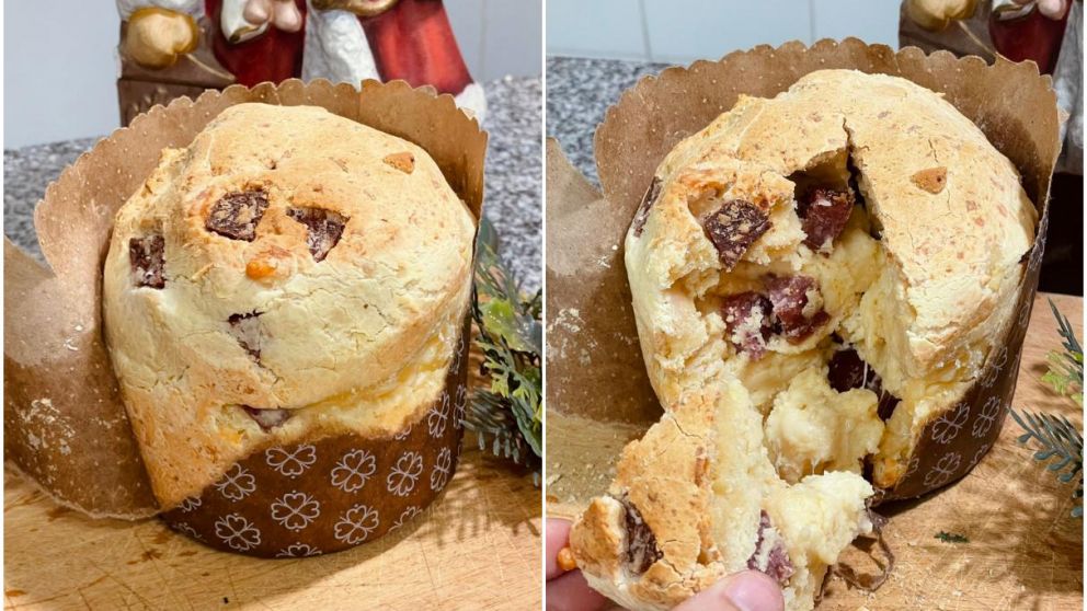 El "chipandulce" con salam�n, un invento argentino que entusiasm� a muchos.