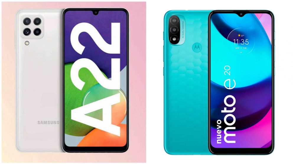 El Samsung A22 y el Motorola e20 son algunos de los modelos incluidos en la promoción.