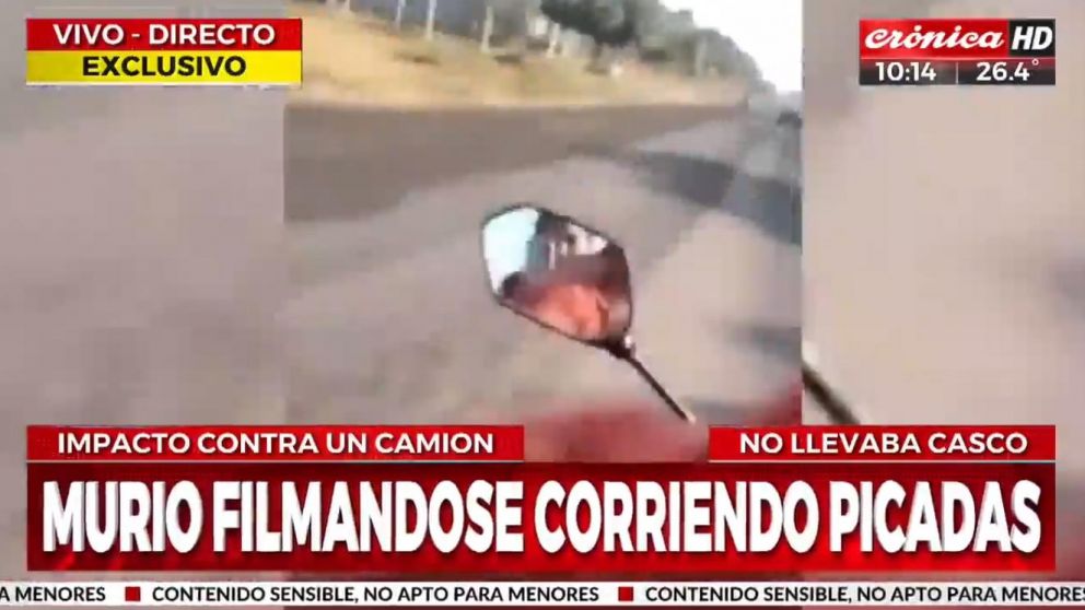 La brutal secuencia del choque quedó filmada (Crónica HD).