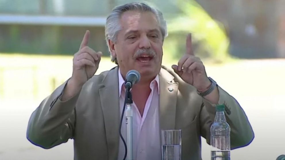 Alberto Fernández cuestionó a la oposición por rechazar el Presupuesto 2022.