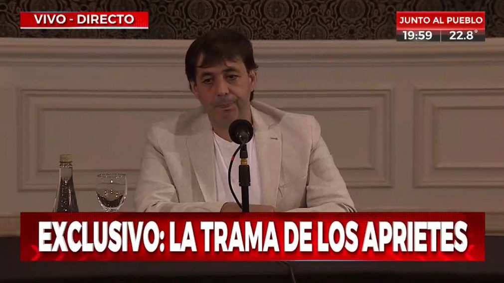 Los empresarios denunciaron aprietes del gobierno de Mauricio Macri (captura de TV).