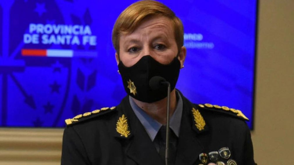 Emilce Chimenti es la jefa de Polic�a de Santa Fe.