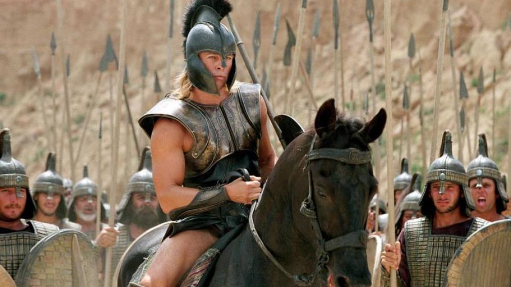 Brad Pitt y su actuaci�n en "Troya".