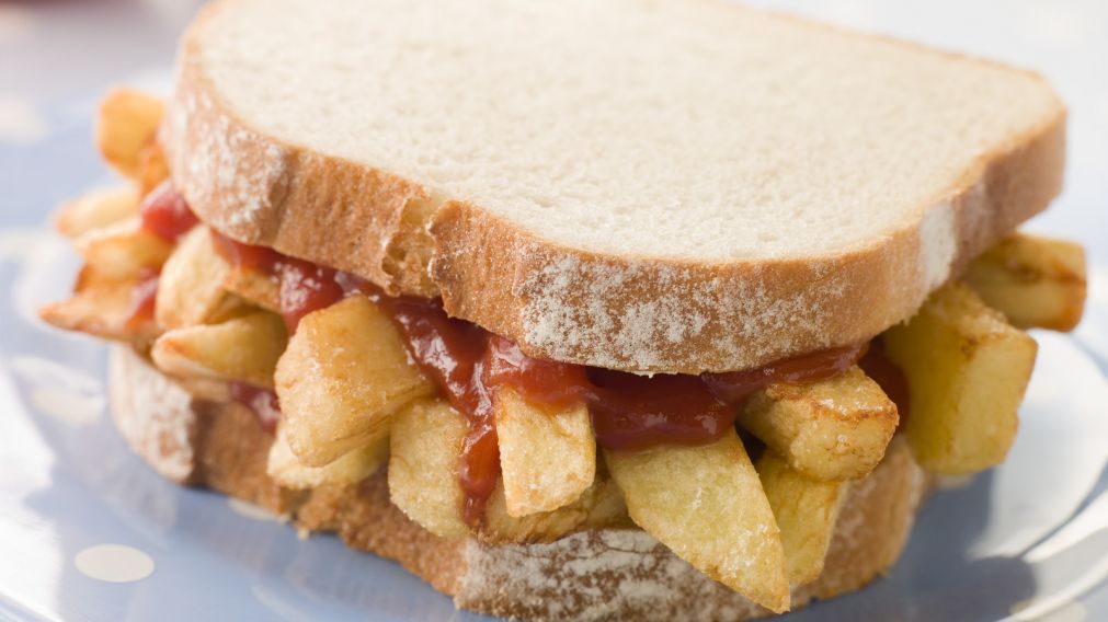 El Chip Butty es tan popular entre los ingleses que hasta Burger King lo incorporó a su menú.