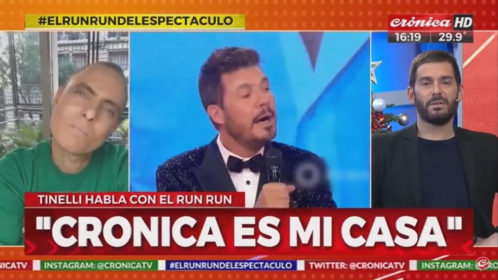 Marcelo Tinelli habló del futuro de La Academia por Crónica HD.
