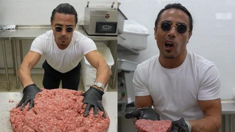 el chef usó su cuenta de Instagram para compartir un singular video en el que demuestra su gran habilidad para preparar hamburguesas rellenas