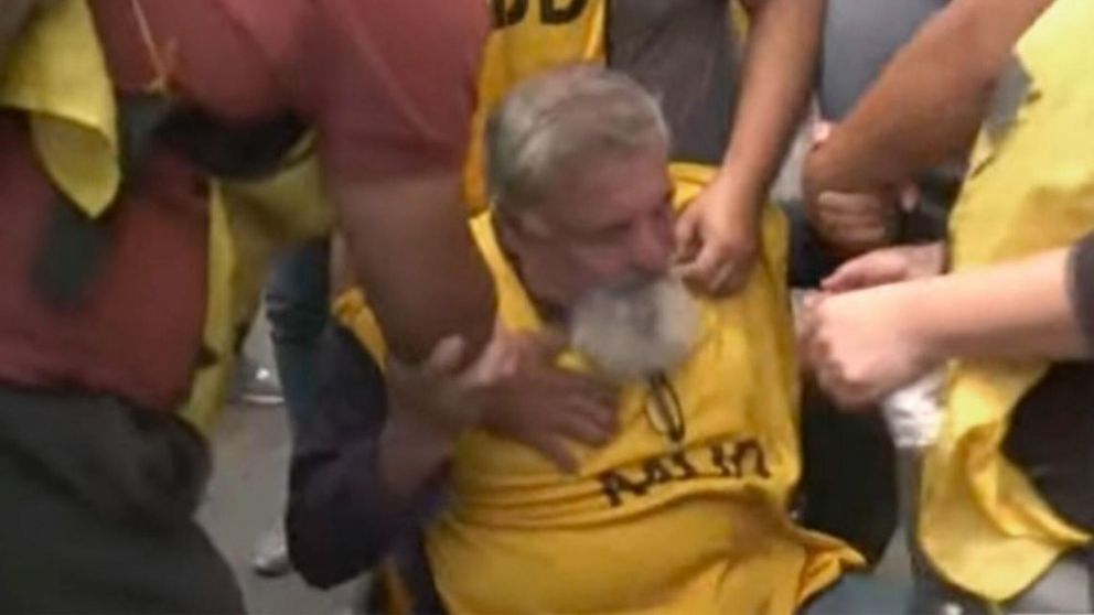El momento en el que Raúl Castells se descompensó (Captura de televisión).