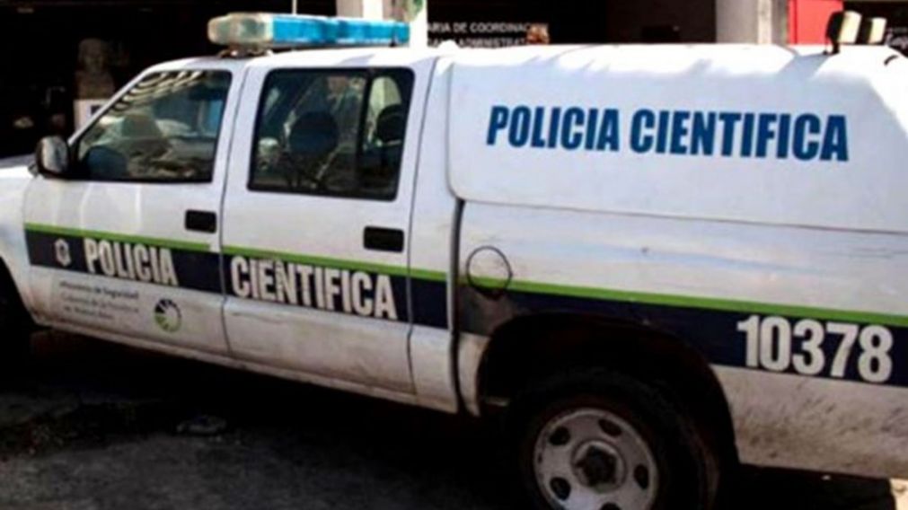 La policía científica traslada el cuerpo para la autopsia.