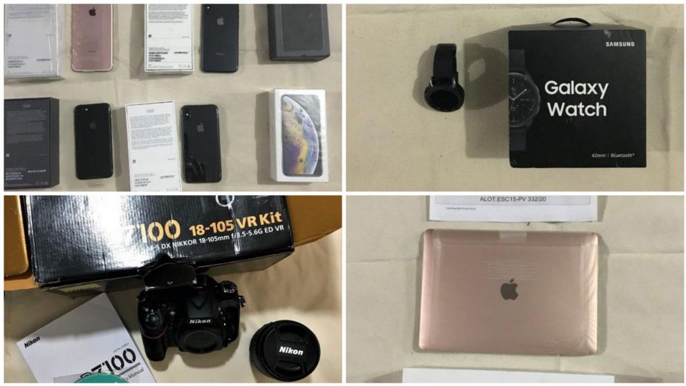 La subasta está compuesta por 59 lotes con celulares, notebooks, tablets y cámaras fotográficas.