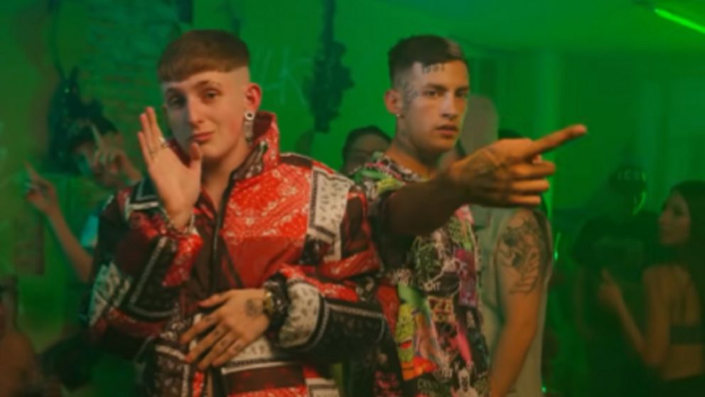 Dillom y L-Gante estrenaron "Hegemónica", el tema en el que mencionan a Crónica (Youtube).