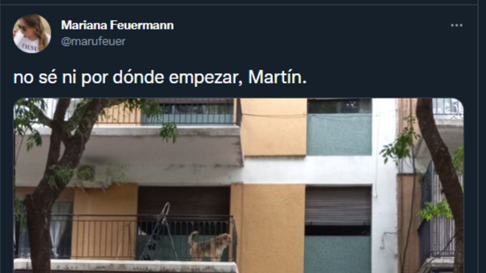 El tuit del pasacalles se viralizó en pocas horas.