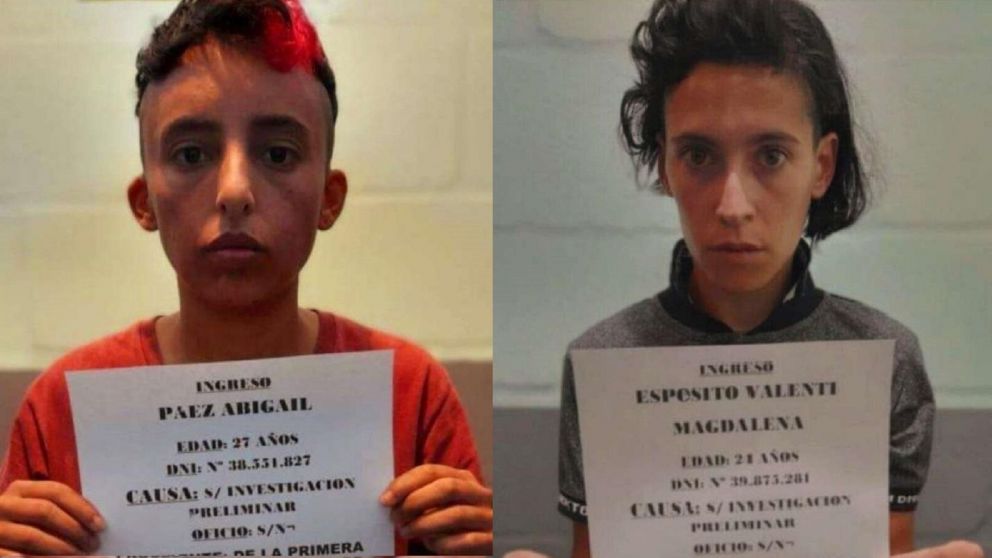 Magdalena Esposito Valenti (24), la madre de Lucio Dupuy y Abigail P�ez (27), la novia, son las principales sospechosas del homicidio.