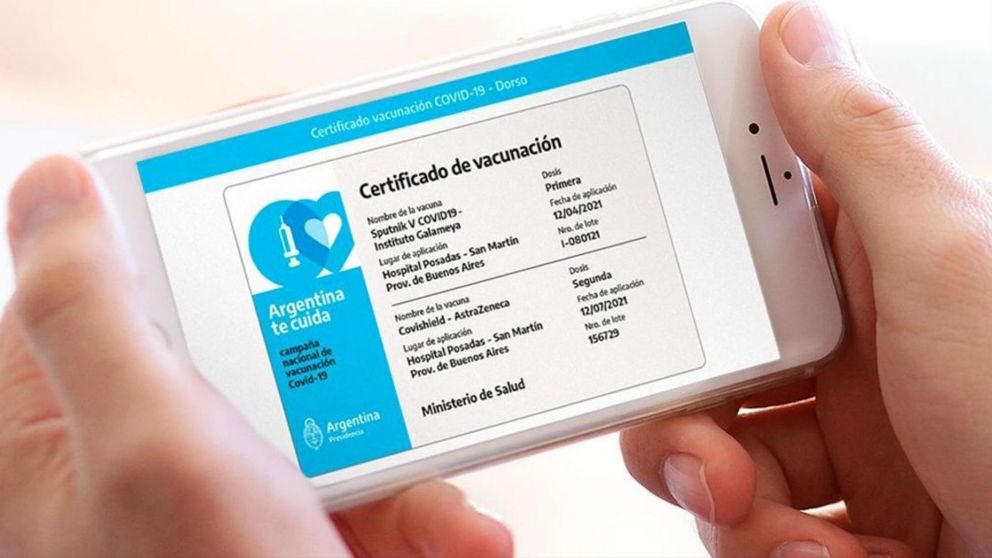 A través de la aplicación Mi Argentina se podrá descargar la credencial de vacunación contra el Covid.