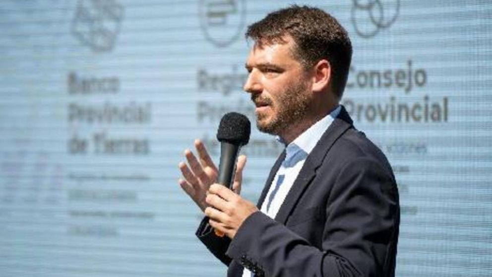 Rodrigo Buteler, ministro de Gobierno y Comunidad de la provincia de Río Negro.