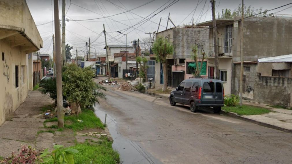 La cuadra en la que se produjo el asesinato a balazos del hombre de 30 a�os.