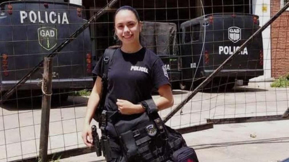 Esta es Melisa Duarte, la oficial que fue baleada por los malvivientes.