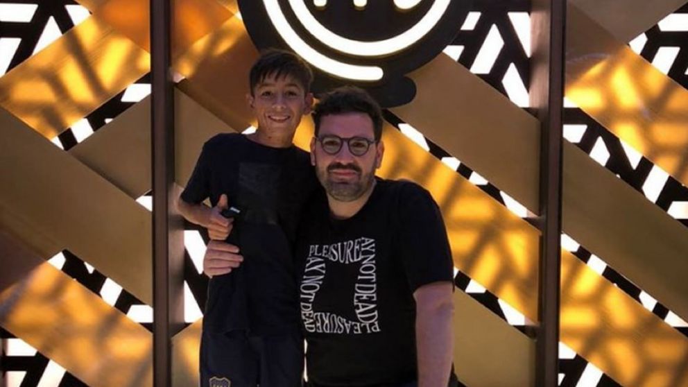El sueño del pibe se hizo realidad, sí es así: Damián Betular se encontró con Joaquín, “el nene de las tortas” de Twitter.