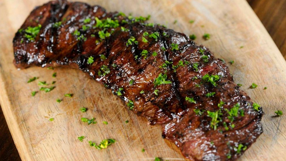 El centro de entraña a la parrilla es muy fácil de cocinar.