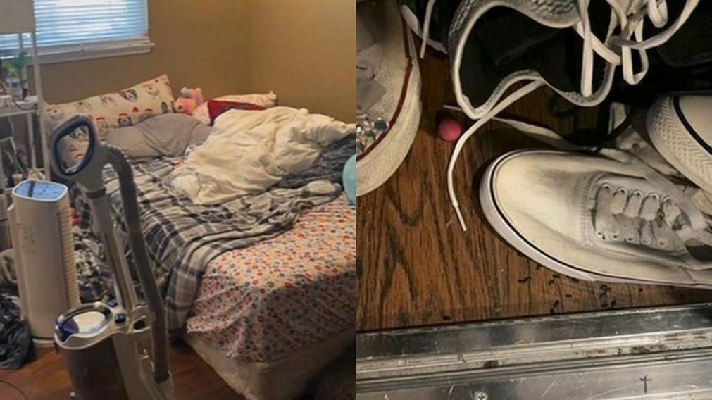 Una madre cre� un ingenioso truco para que su hija limpie su cuarto y se volvi� viral (imagen captura v�deo).