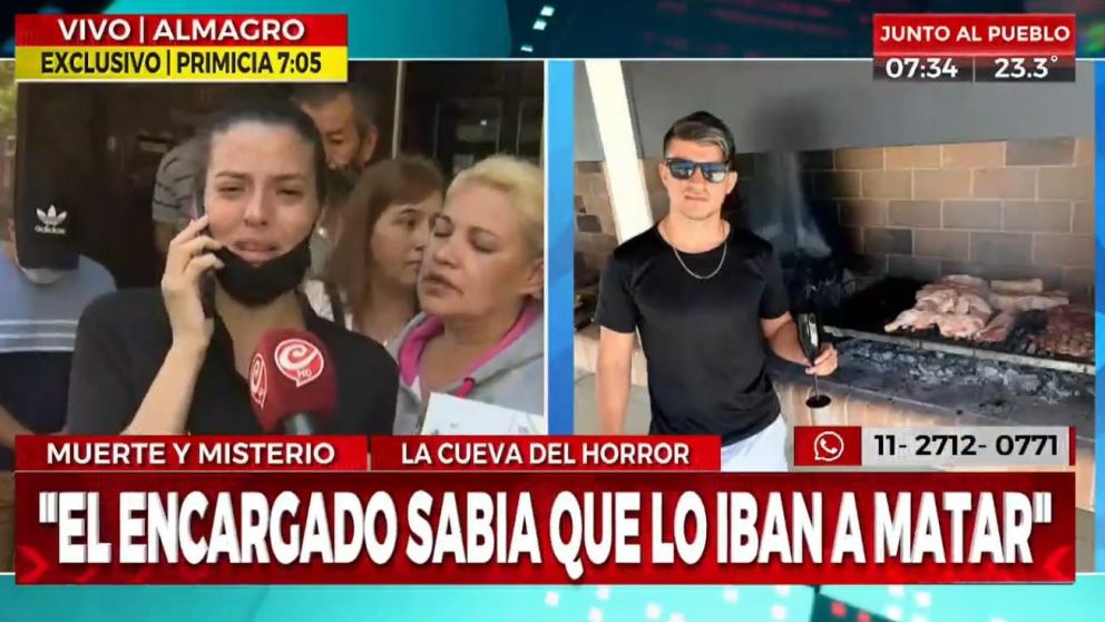 "Los amigos reconocieron el cuerpo, no sabemos como lo mataron", reveló la novia del joven que cambió dólares y lo asesinaron.