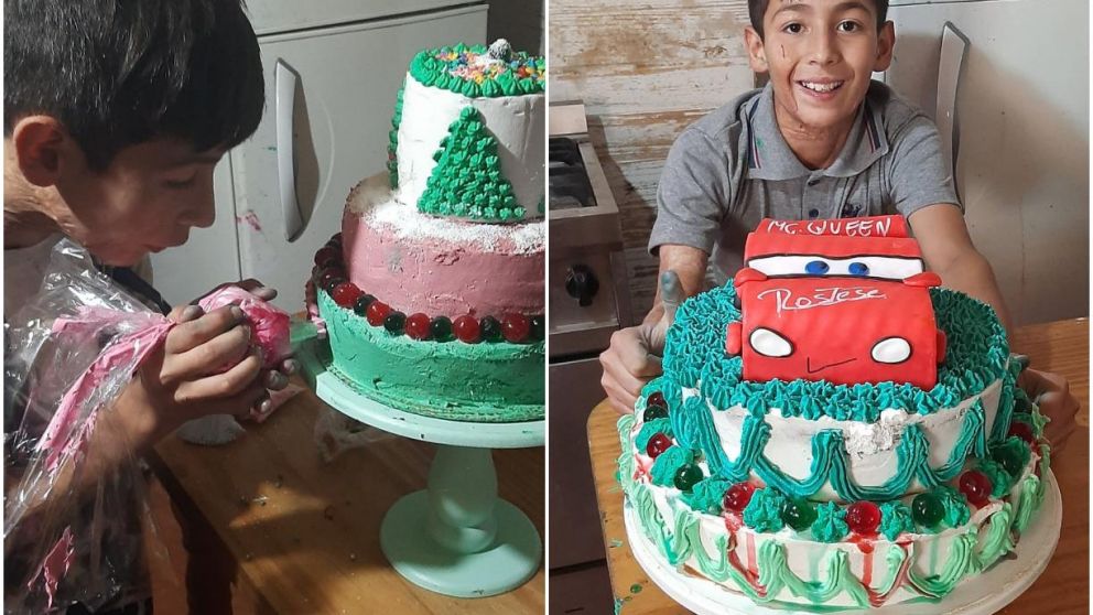 El nene de 10 años que adora cocinar busca ahorrar dinero para pagar una costosa operación para tratar sus los daños de su piel.