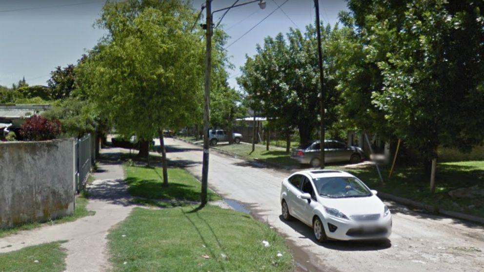 En este lugar de Rafael Calzada se produjo el intento de asalto al efectivo policial