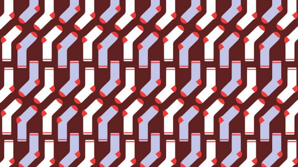 En este reto viral deberá encontrar en menos de 10 segundos a las dos medias que no tienen el talón rojo.