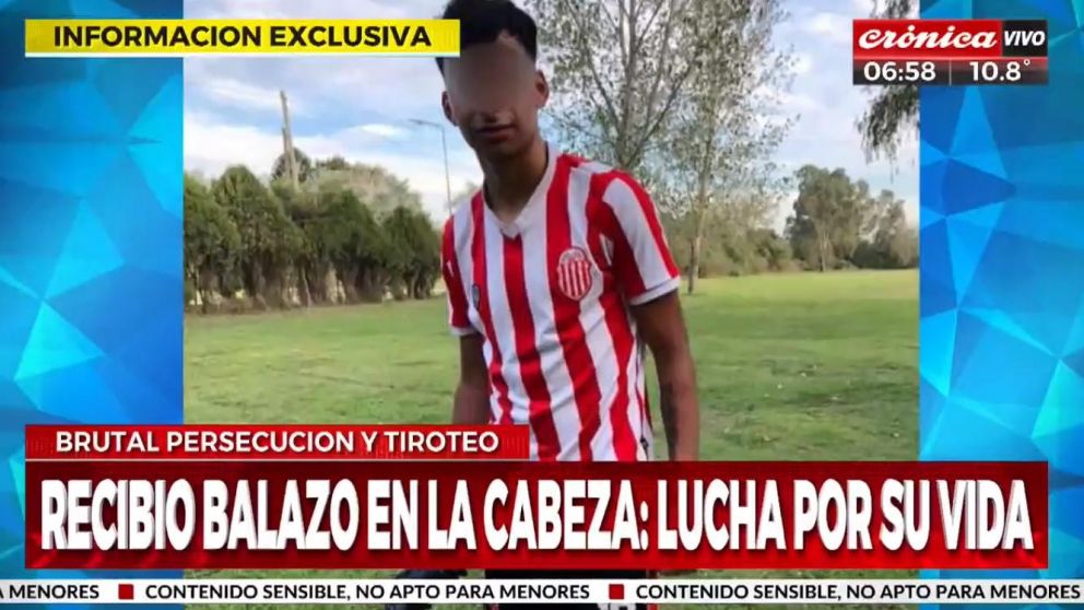 Lucas Gonz�lez tiene 17 a�os y se desempe�aba en el club Barracas Central (Cr�nica HD).