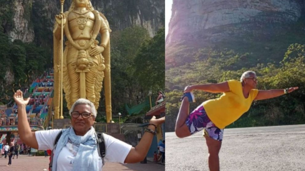 Una jubilada se negó a cuidar a sus propios nietos y eligió viajar por todo el mundo (imagen Instragram).