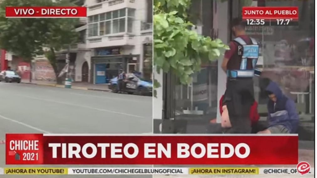 Unos efectivos dispararon contra las ruedas del auto de los sospechosos, y lograron capturarlos en el cruce de la avenida Boedo y la calle Cochabamba.