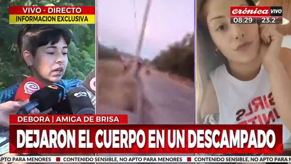 Una amiga de Brisa Formoso Sobrado reveló detalles sobre el femicidio de la joven (Crónica HD).