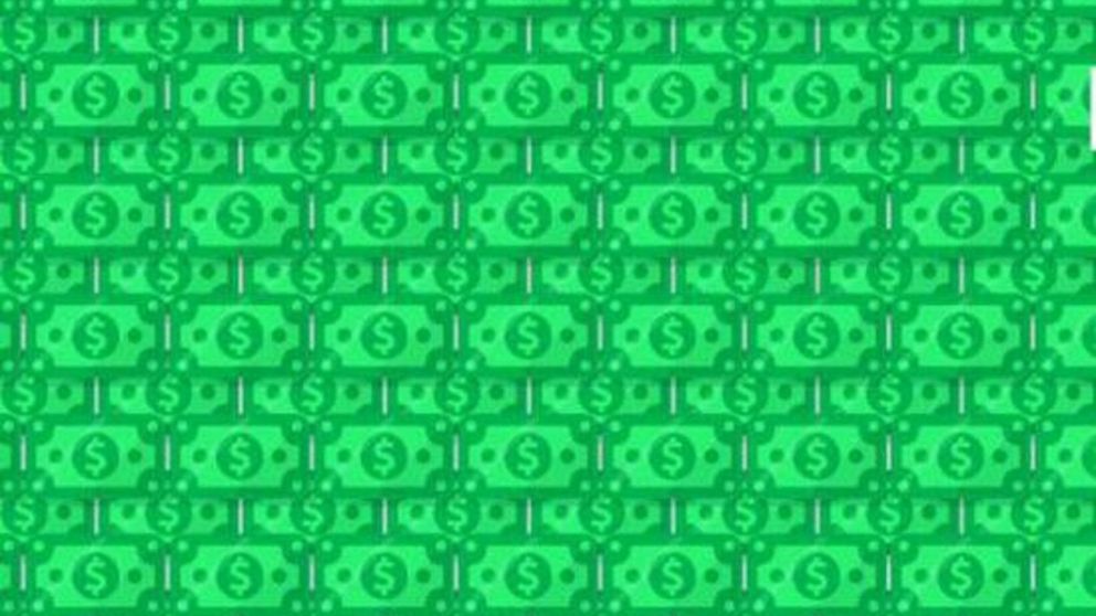 En este reto viral tendrá que hallar en 10 segundos a los tres billetes que se diferencian a los demás.