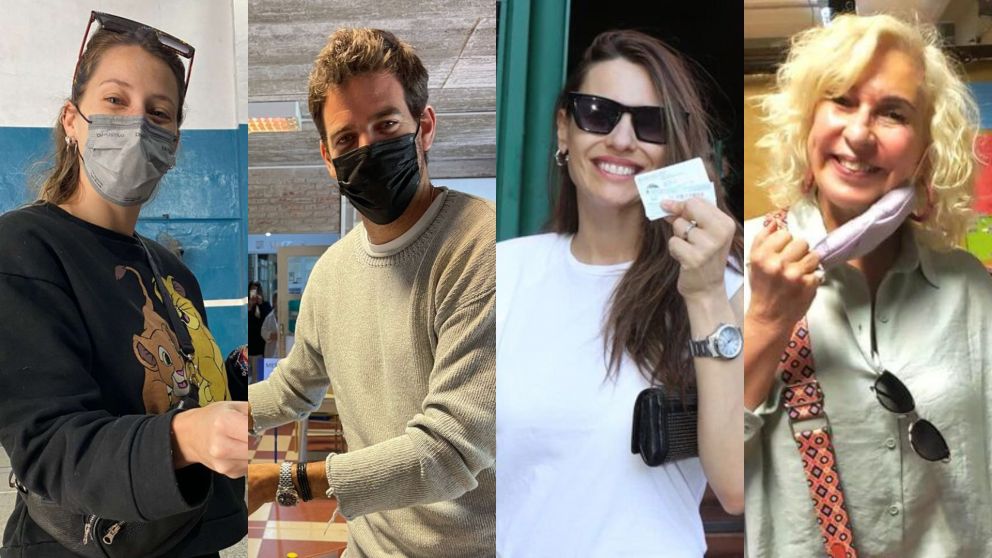 Los famosos votaron y así lo mostraron en sus redes sociales.