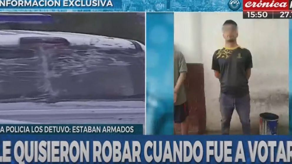 Mediante un operativo cerrojo los tres delincuentes pudieron ser apresados.