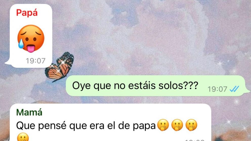 El atrevido intercambio ente los padres de la tuitera se viralizó en Twitter. (Twitter: @theprincessmimi)