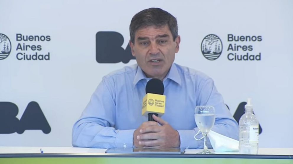 Fernán Quirós, ministro de Salud porteño, habló sobre el acuerdo por los medicamentos y de la vacuna de Sinopharm (Captura de pantalla).