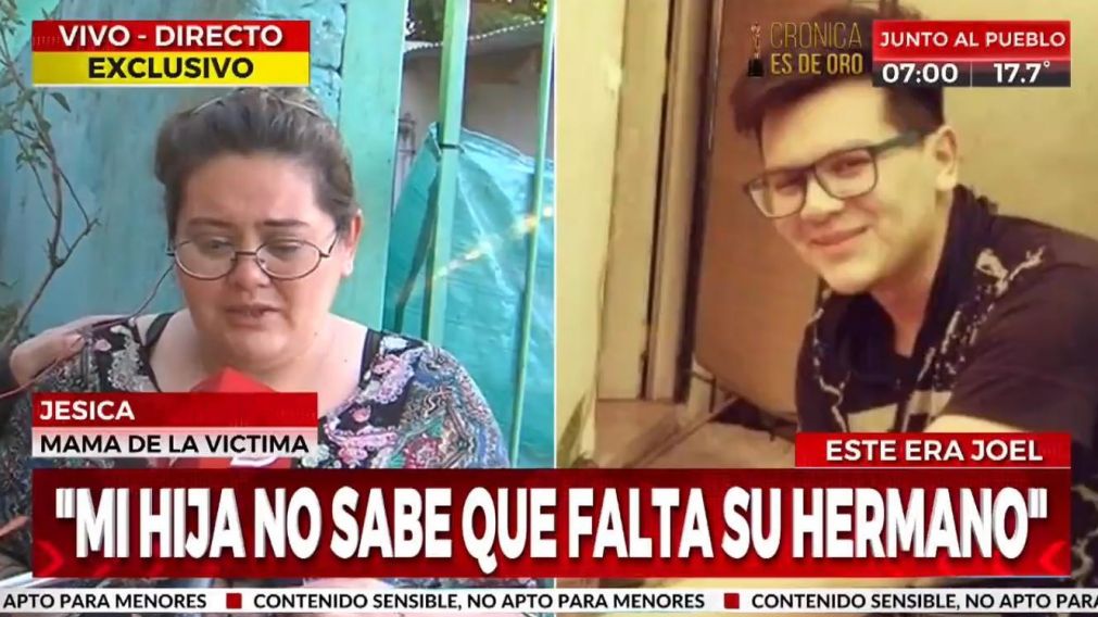 Joel S�nchez (17) fue asesinado en la panader�a en la que trabajaba en Jos� C. Paz (Cr�nica HD).